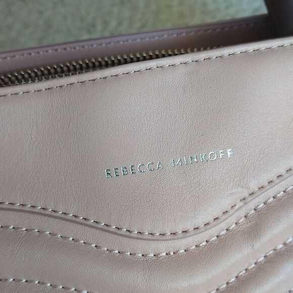 Rebecca Minkoff Mab Quilted Satchel in light pink - Picture 4 of 12